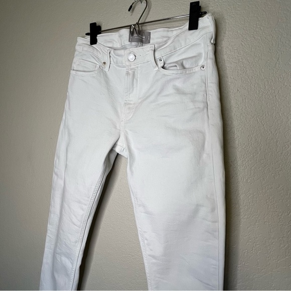 Everlane White Mid Rise Skinny Jeans Size 28 Tall - Picture 4 of 12